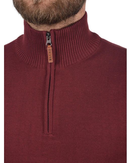 Blend Strickpullover Robin in Red für Herren