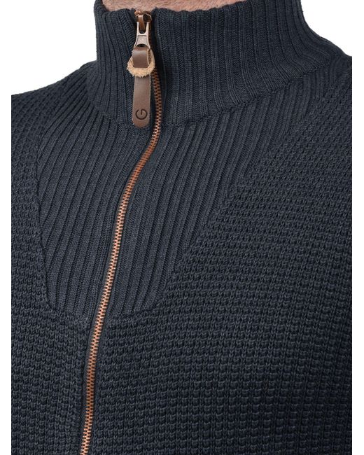 Solid Strickjacke Tristan in Blue für Herren