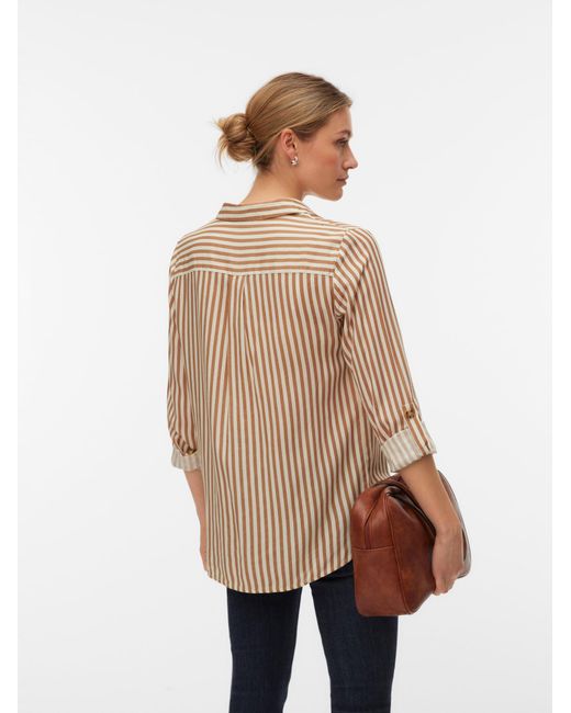 Vero Moda Natural Bluse Vmbumpy