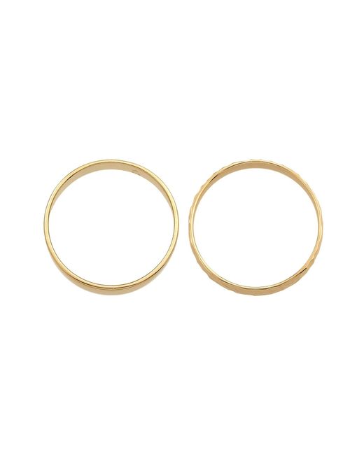 Kuzzoi Ring Set in Metallic für Herren