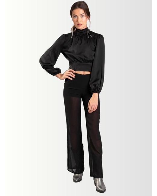 The-Are Black Bluse