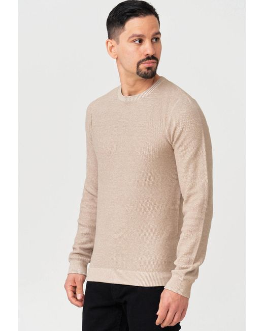 JEFF Pullover Crespo in Natural für Herren