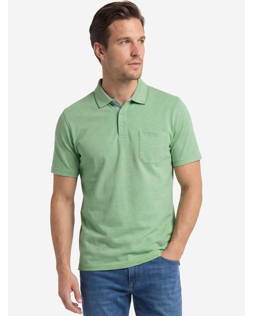 Redmond Shirt Basic in Green für Herren
