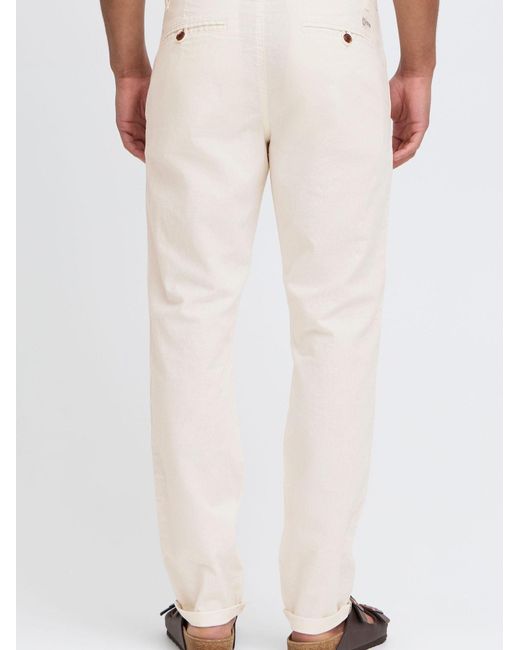 Solid Leinenhose Sdloran in White für Herren