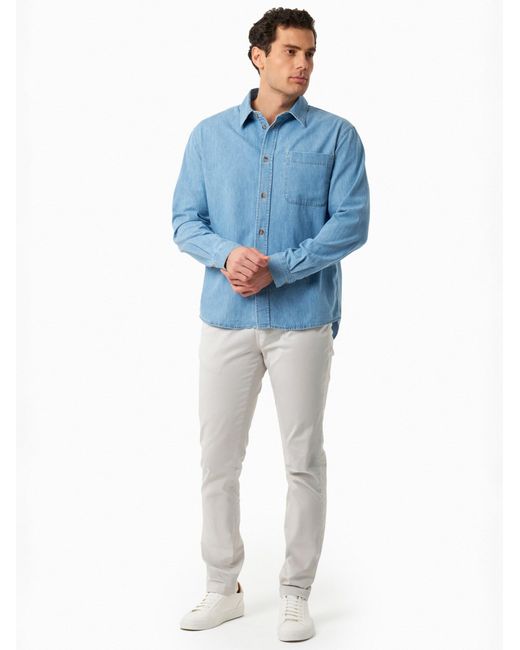ORGANICATION Hemd in Blue für Herren