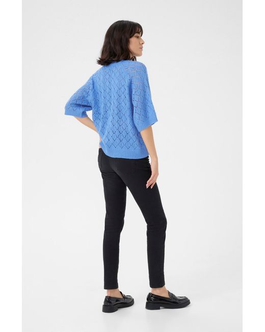 Kaffe Blue Pullover Kanika