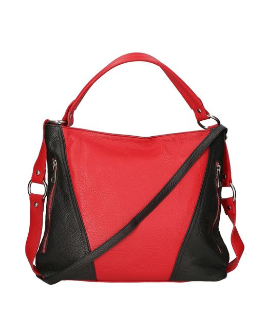 faina Red Handtasche