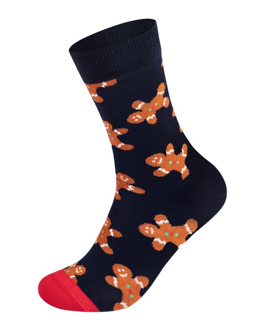 Happy Socks Blue Socken Gingerbread, Happy Tree And Candy Cane