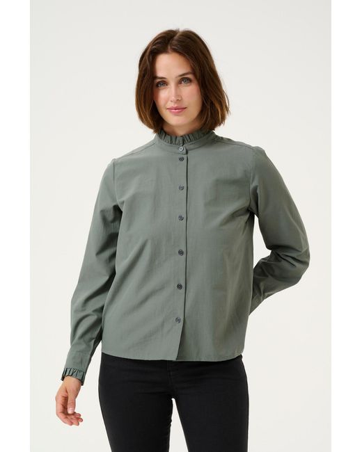 Kaffe Gray Bluse Ka Ida
