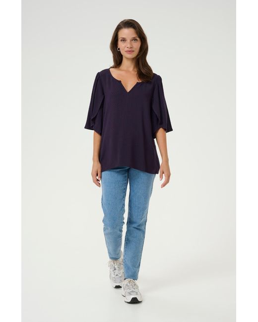 Kaffe Blue Bluse Ka Mona
