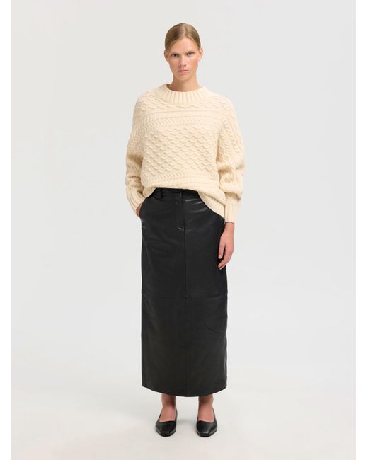 SELECTED Natural Pullover Slfnelly