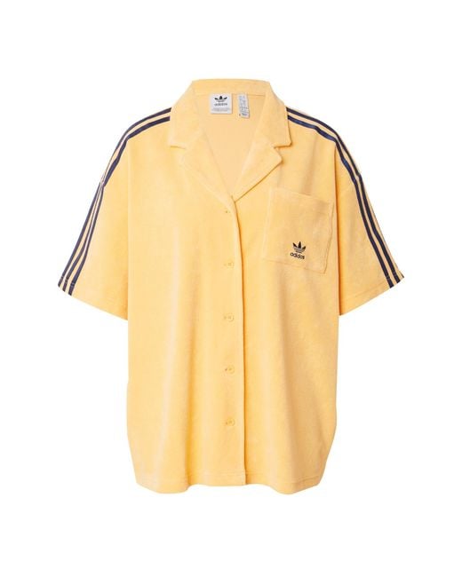 Adidas Originals Yellow Bluse 'resort'