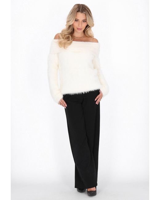 faina White Pullover