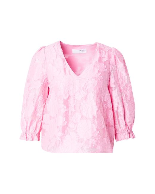 SELECTED Pink Bluse 'Slfcathi-Sadie'