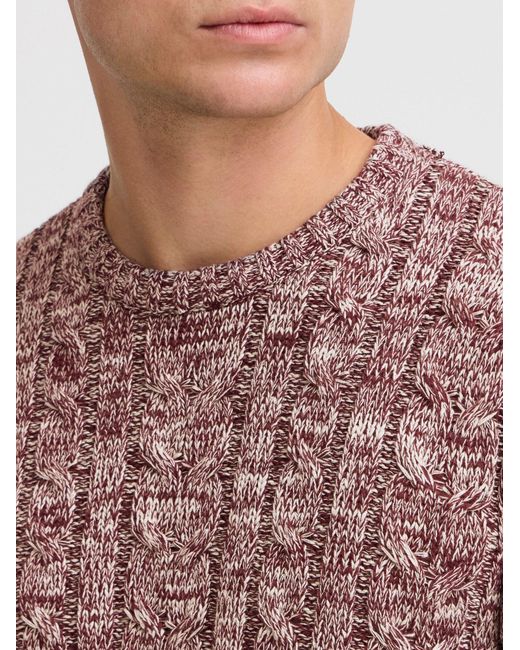 Solid Pullover Philemon in Purple für Herren