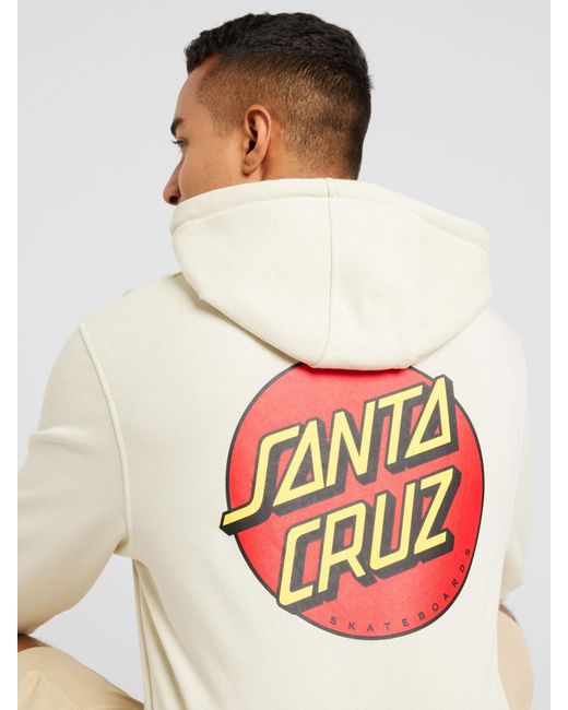 Santa Cruz Sweatshirt in White für Herren