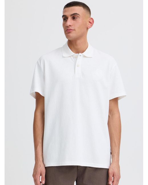 Solid Poloshirt Sdbetova in White für Herren