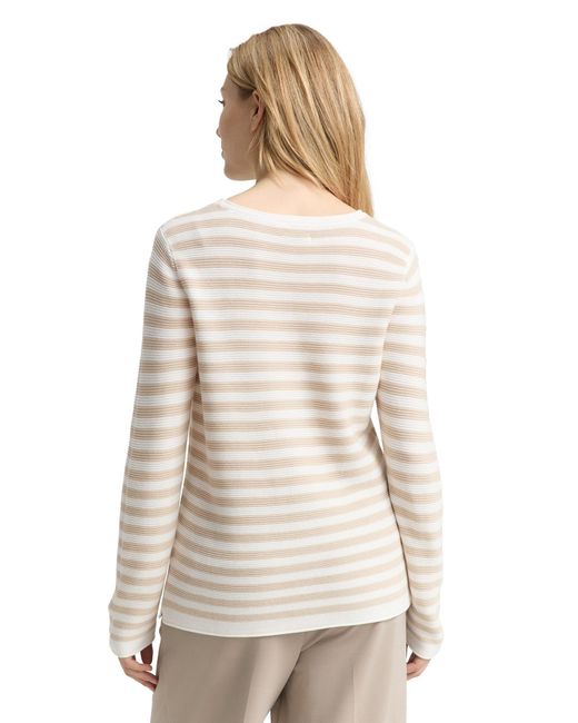 Tom Tailor White Pullover