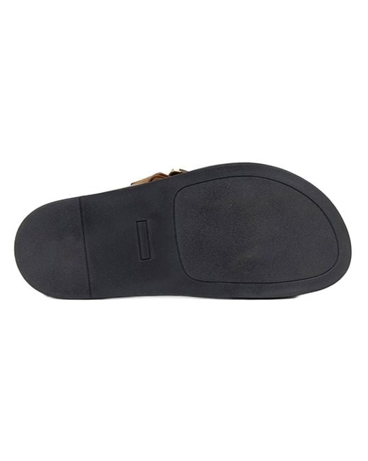 Desa Brown Pantolette Folien