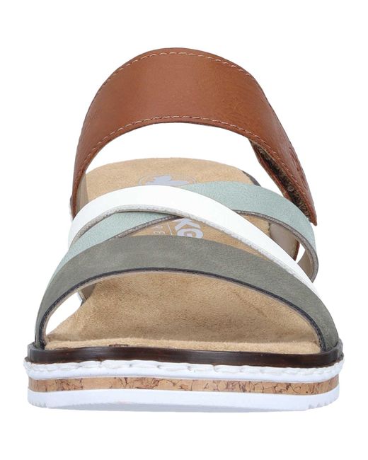 Rieker White Pantolette Basic