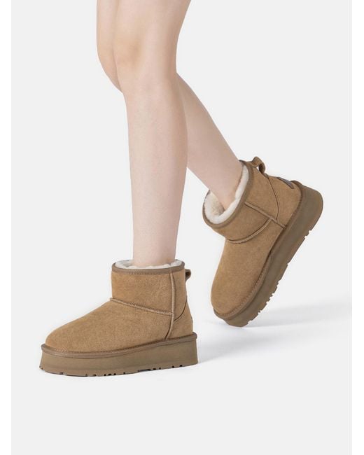 EVER AU Natural Boots Dusky