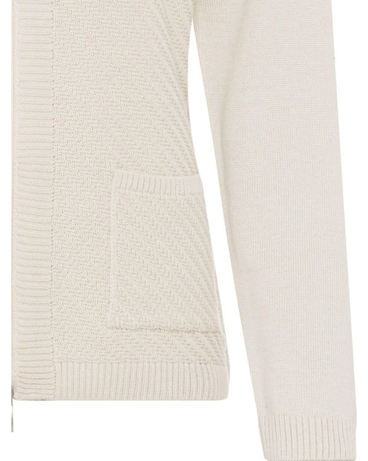 Olsen White Strickjacke