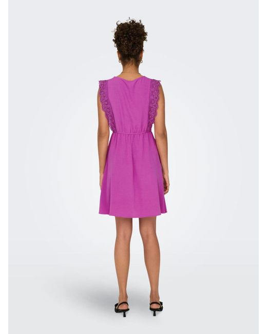 ONLY Purple Kleid 'mette'