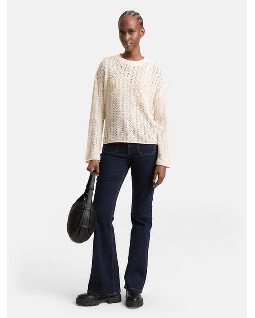 Tom Tailor White Pullover