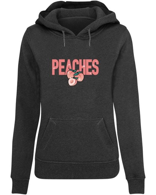 Mister Tee Black Sweatshirt Peaches