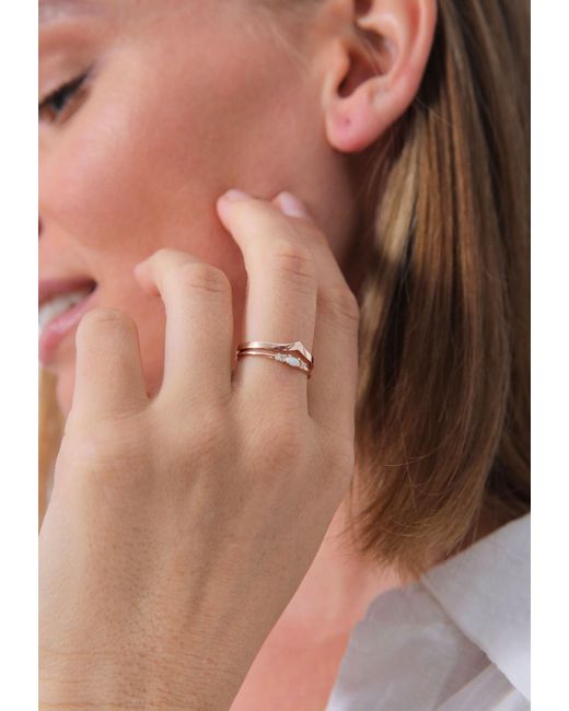 Elli Jewelry Multicolor Ring Set