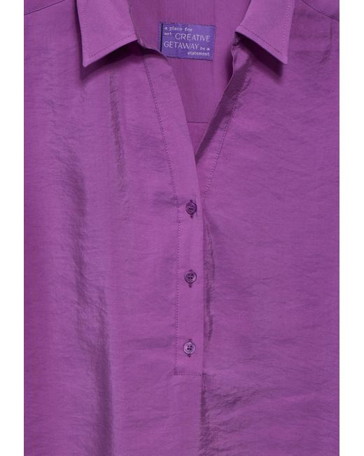 Cecil Purple Bluse