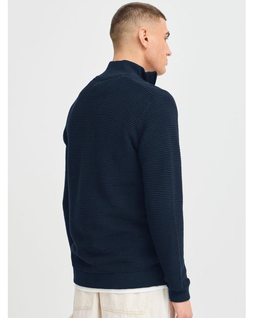 Solid Pullover Valencia in Blue für Herren