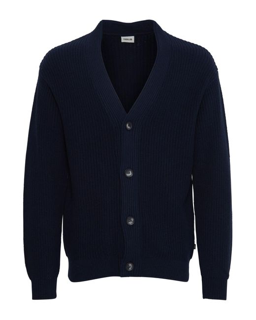 Solid Strickjacke Gore in Blue für Herren