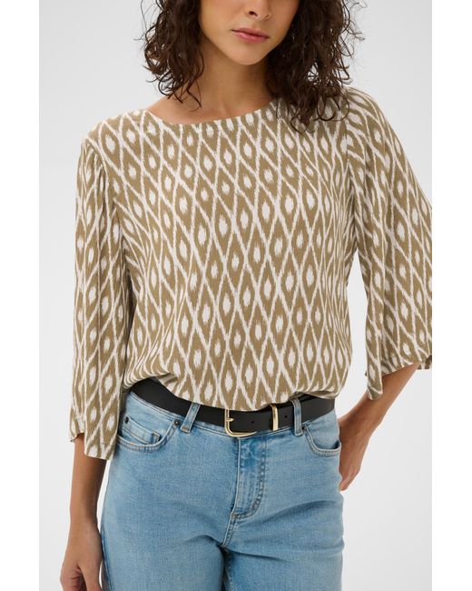 Kaffe Natural Bluse Ebellen Amber