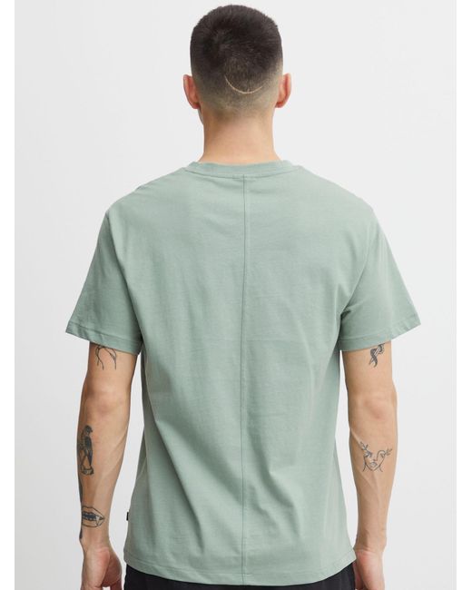 Solid T-Shirt Cadel in Green für Herren