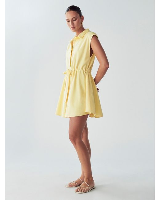 Willa Yellow Kleid Petal