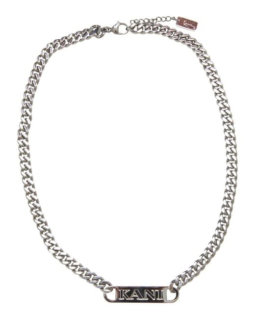 Karlkani White Kette Cubanlink