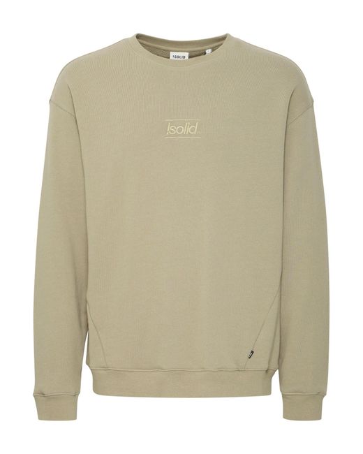 Solid Sweatshirt Moris in Natural für Herren