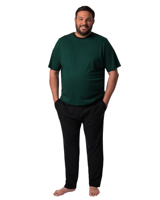 Men Plus Pyjama in Green für Herren