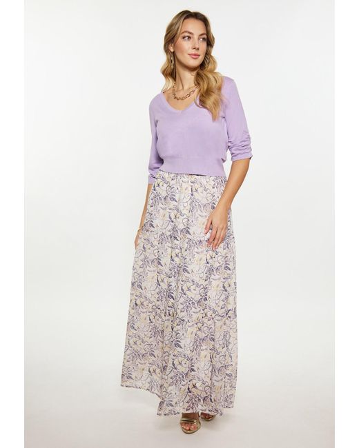 faina Purple Pullover