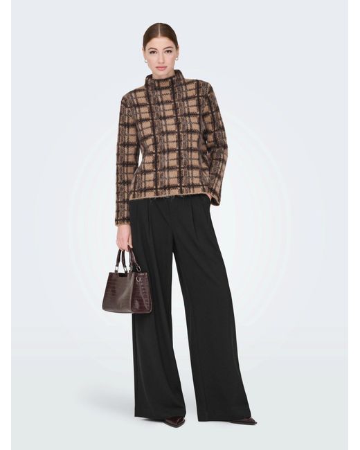ONLY Brown Pullover Onllouise