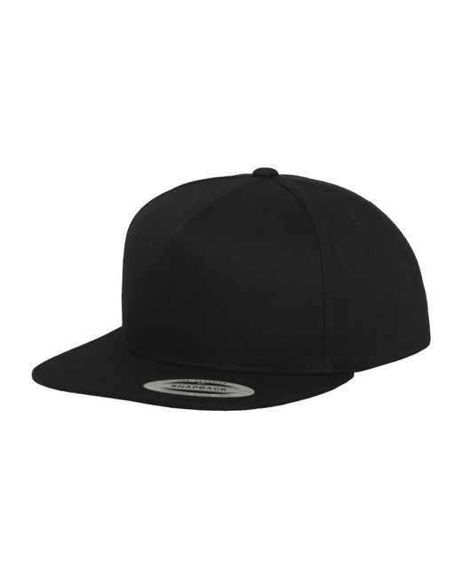Flexfit Black Cap Classic 5