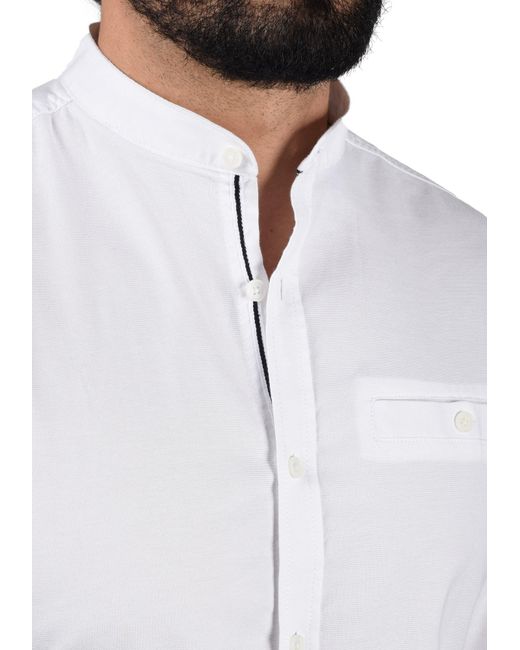 Solid Hemd in White für Herren
