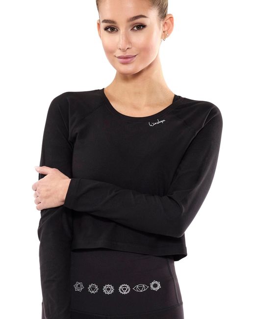 Winshape Black Funktionsshirt 'Aet116Ls'