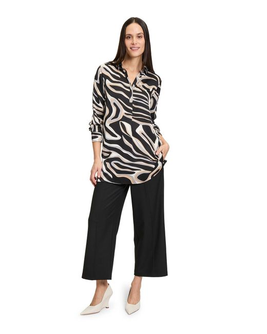 Betty Barclay Black Hemdbluse Langarm