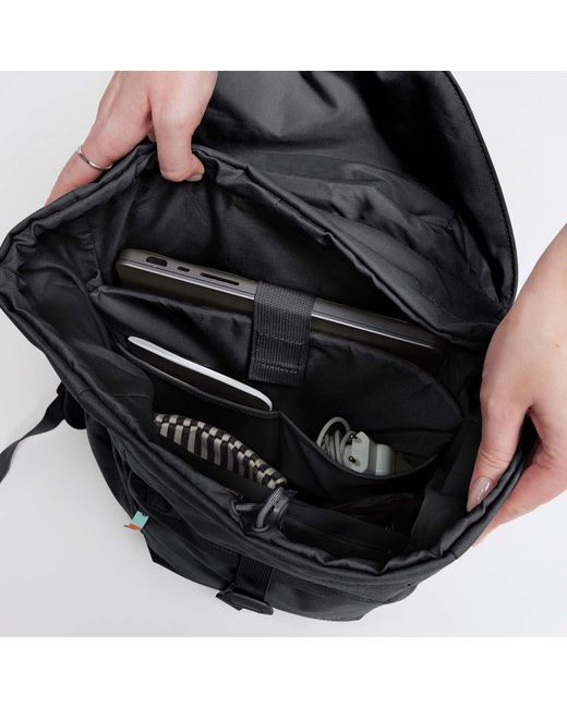 GotBag Black Rucksack Flap