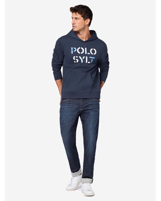 Polo Sylt Sweatshirt Basic in Blue für Herren