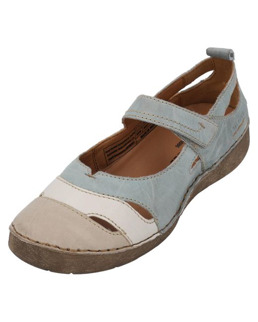 Josef Seibel Gray Riemchenballerina Fergey