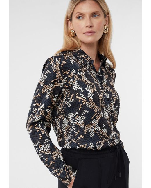 Comma, Gray Bluse