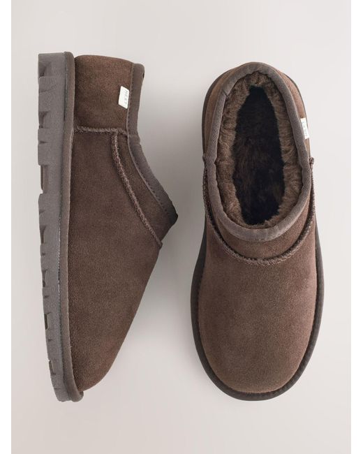 Next Brown Hausschuh